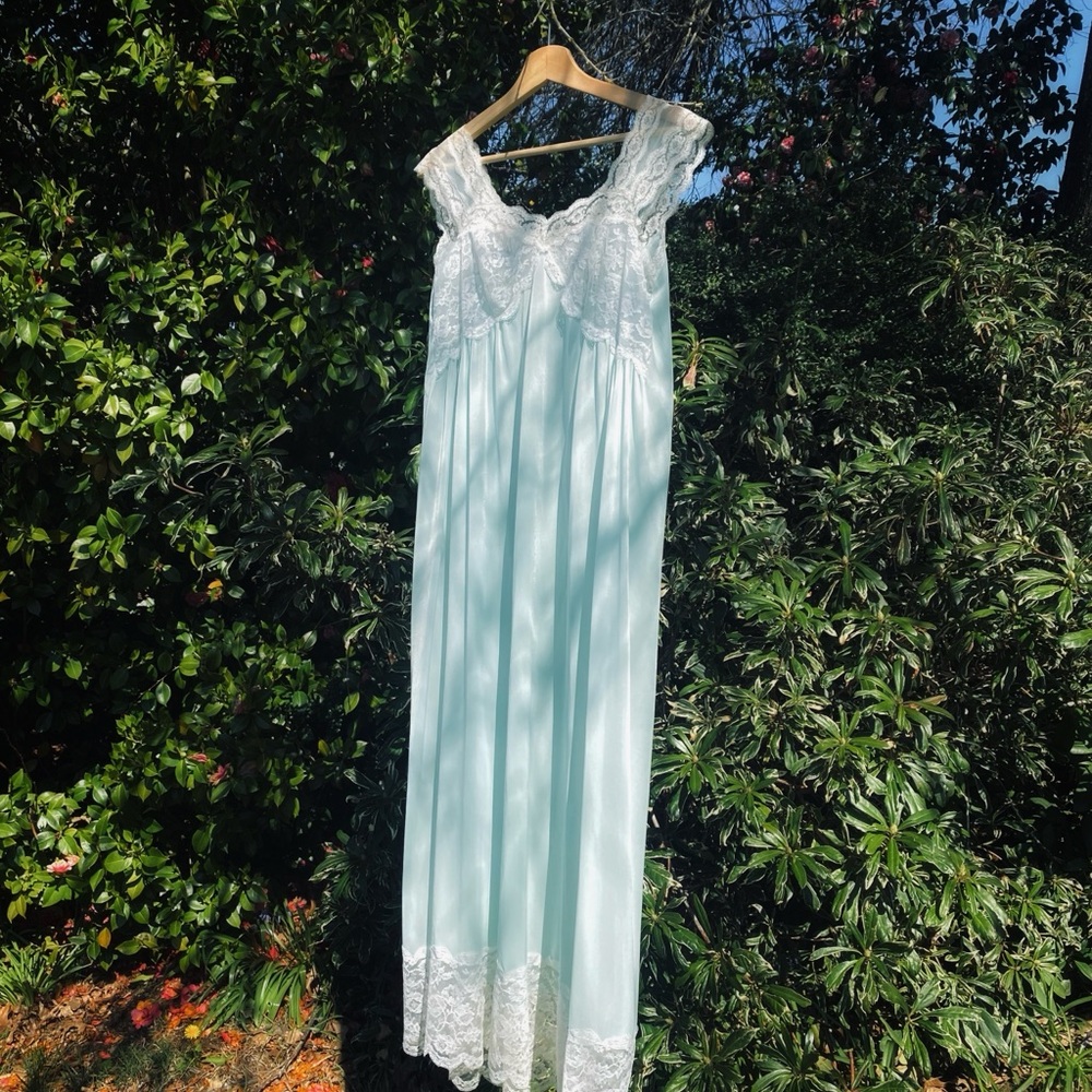 1960s lingerie slip dress, made in France